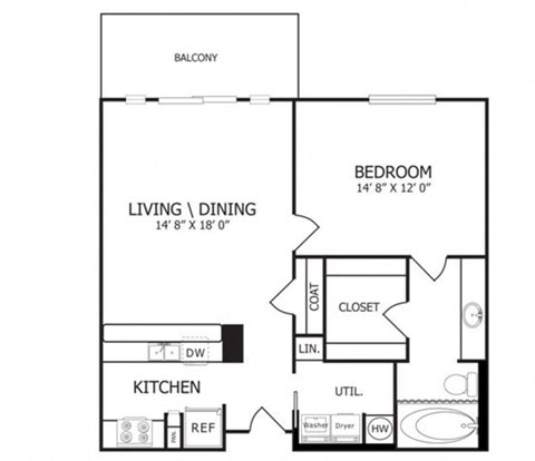 The Hendrix Floor Plan at The Maywood, Oklahoma